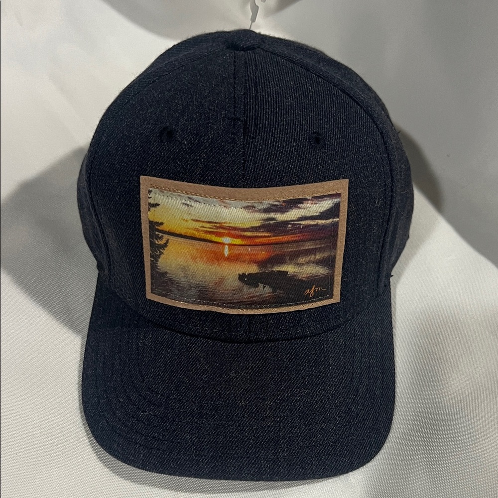 Legacy Black Cap with Sunset Patch‎